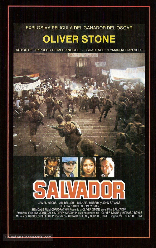 Salvador - Spanish Movie Poster