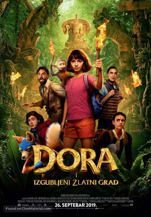 Dora and the Lost City of Gold - Serbian Movie Poster