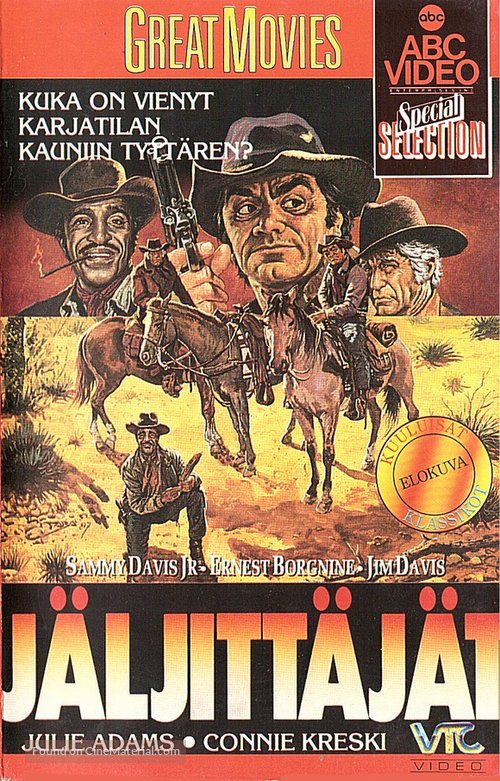 The Trackers - Finnish VHS movie cover