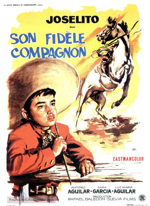 El caballo blanco - French Movie Poster