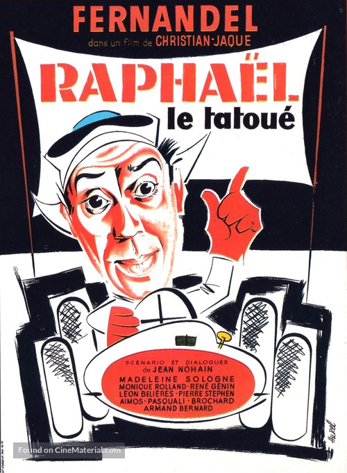 Rapha&euml;l le tatou&egrave; - French Movie Poster