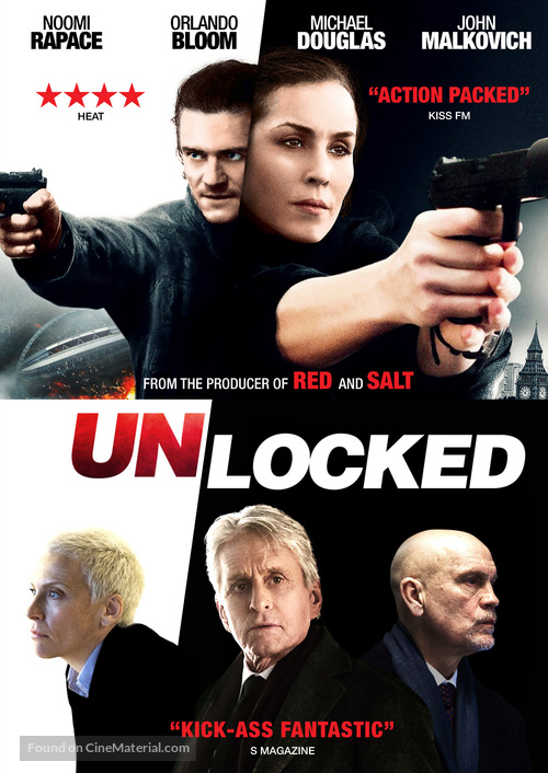 Unlocked - Canadian DVD movie cover