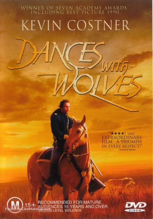 Dances with Wolves - Australian Movie Cover