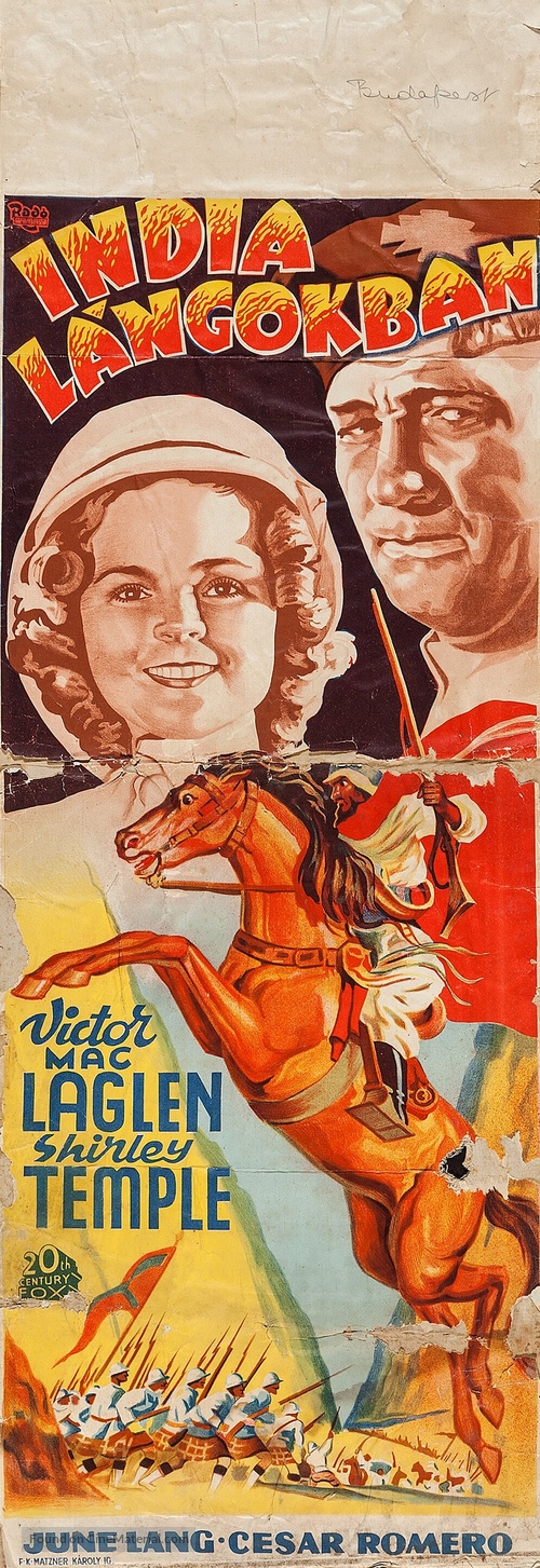 Wee Willie Winkie - Hungarian Movie Poster