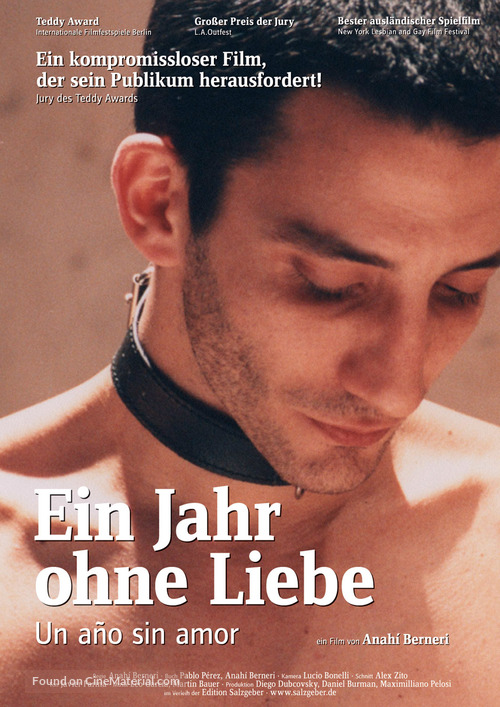 Un a&ntilde;o sin amor - German Movie Poster