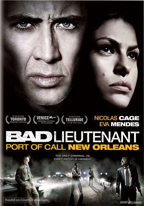 The Bad Lieutenant: Port of Call - New Orleans - Swedish DVD movie cover