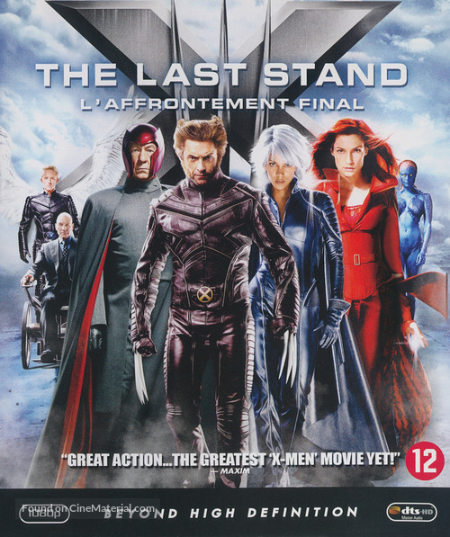 X-Men: The Last Stand - Belgian Blu-Ray movie cover