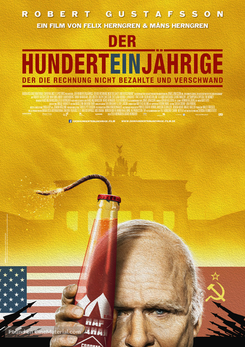 Hundraett&aring;ringen som smet fr&aring;n notan och f&ouml;rsvann - German Movie Poster