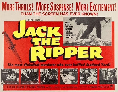 Jack the Ripper - British Movie Poster