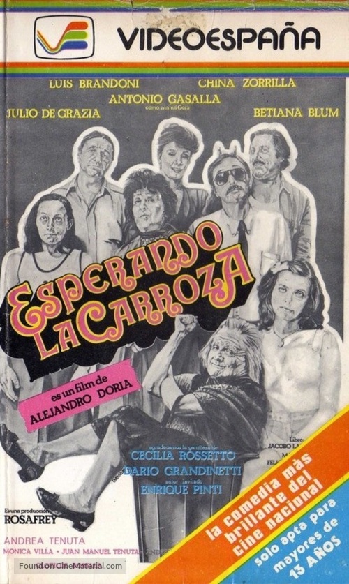 Esperando la carroza - Argentinian VHS movie cover