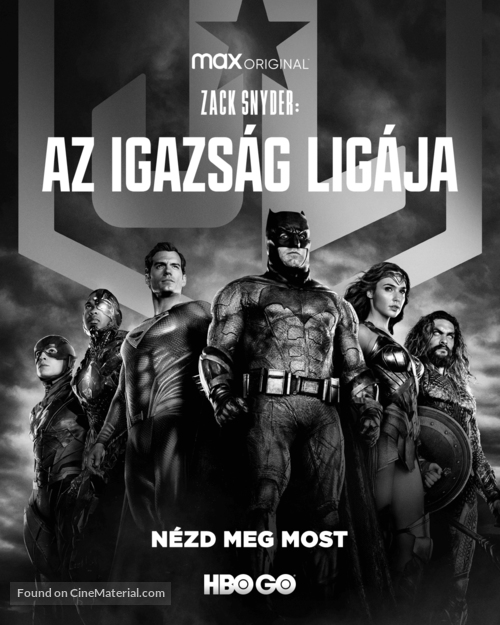 Zack Snyder&#039;s Justice League - Hungarian Movie Poster