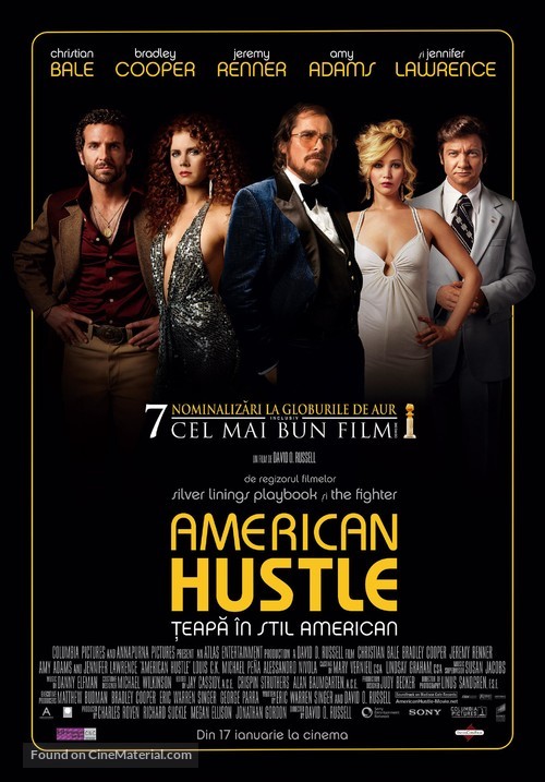American Hustle - Romanian Movie Poster