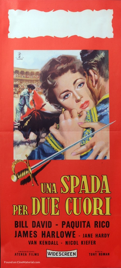 Dos novias para un torero - Italian Movie Poster