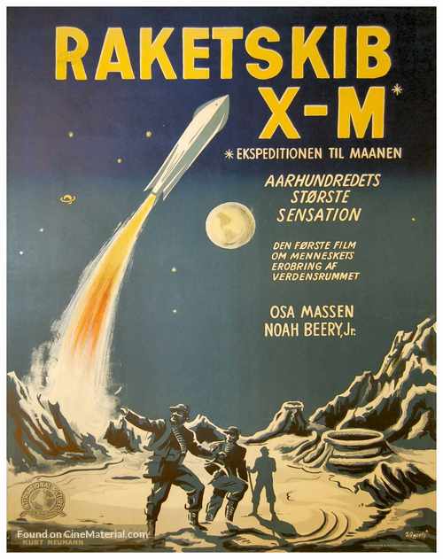Rocketship X-M - Danish Movie Poster