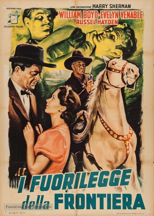 The Frontiersmen - Italian Movie Poster