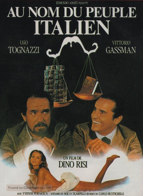In nome del popolo italiano - French Movie Poster