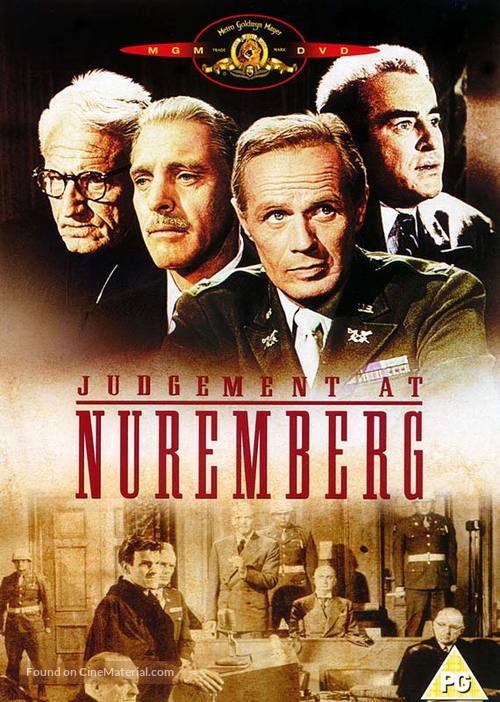 Judgment at Nuremberg - British DVD movie cover