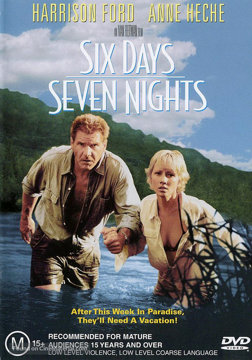 Six Days Seven Nights - Australian DVD movie cover