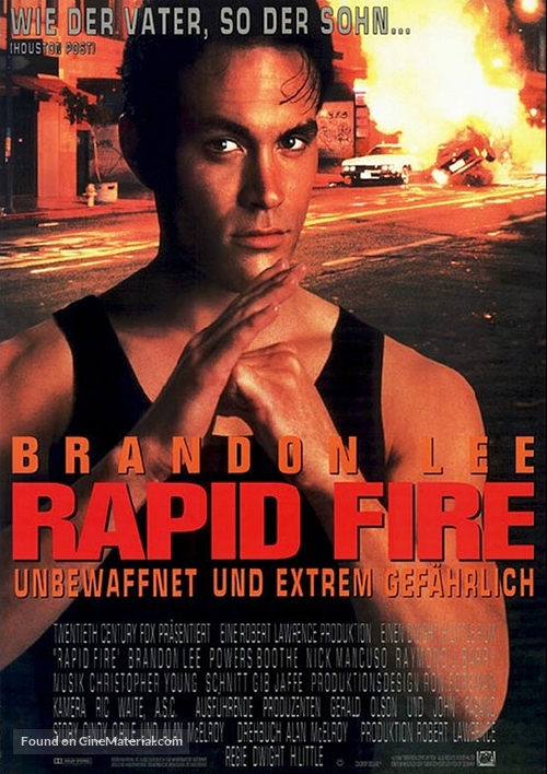 Rapid Fire - German Movie Poster