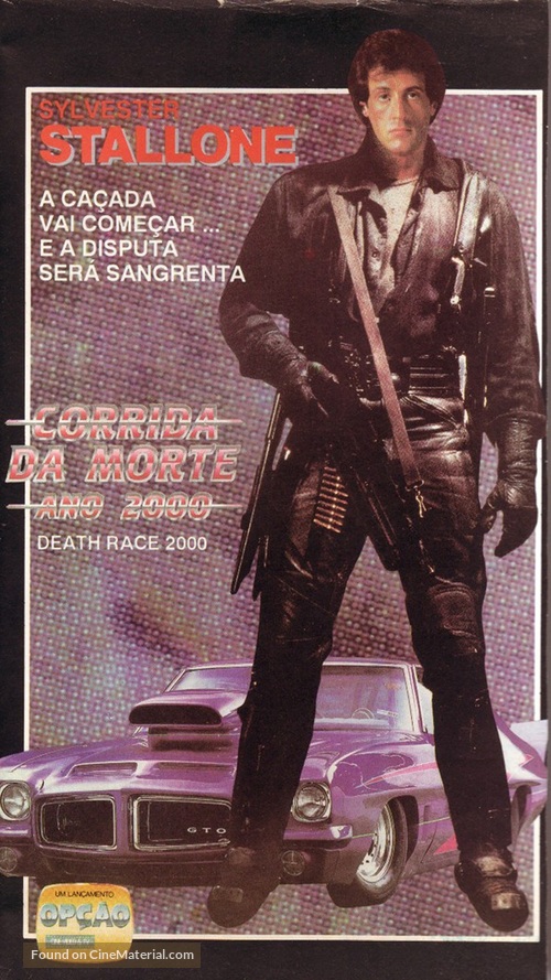 Death Race 2000 - Brazilian VHS movie cover