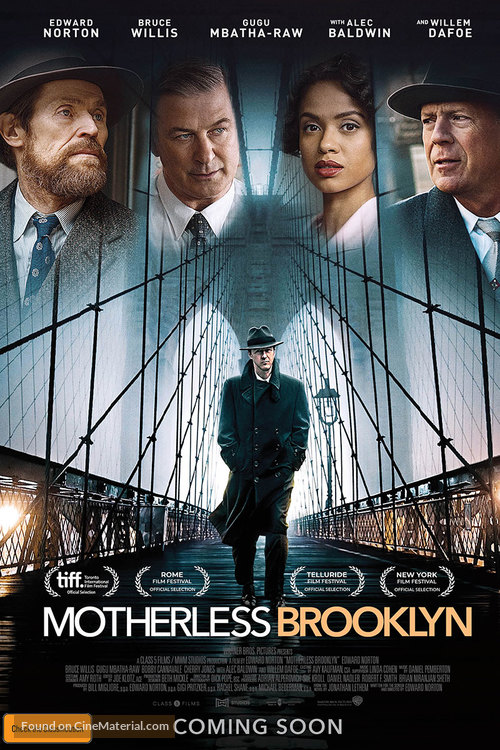 Motherless Brooklyn - Australian Movie Poster