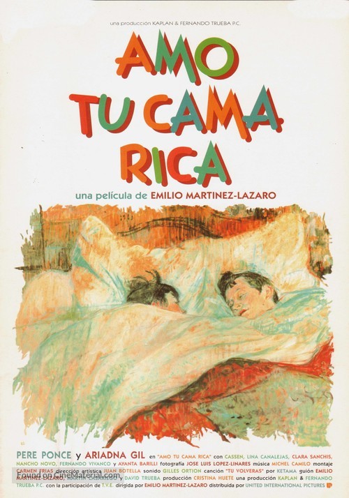 Amo tu cama rica - Spanish Movie Poster