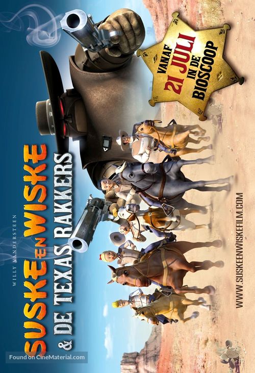Suske en Wiske: De Texas rakkers - Belgian Movie Poster