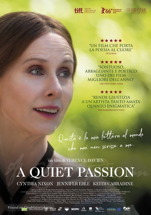 A Quiet Passion - Italian Movie Poster