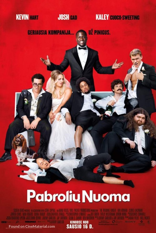 The Wedding Ringer - Lithuanian Movie Poster