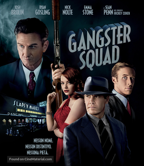 Gangster Squad - Italian Blu-Ray movie cover