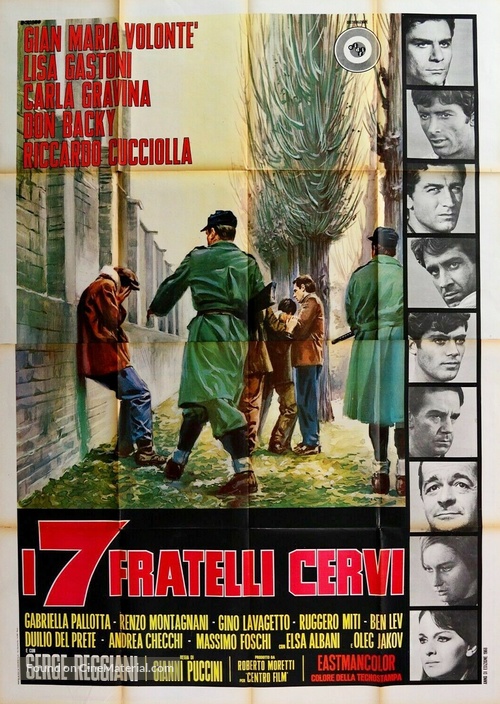 I sette fratelli Cervi - Italian Movie Poster