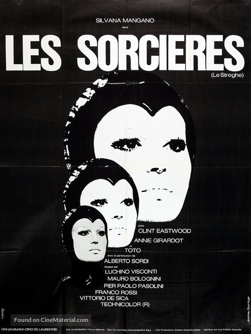 Le streghe - French Movie Poster