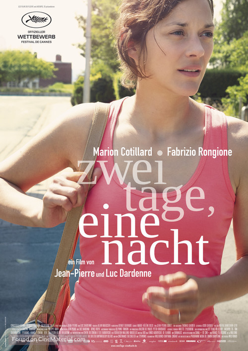 Deux jours, une nuit - German Movie Poster