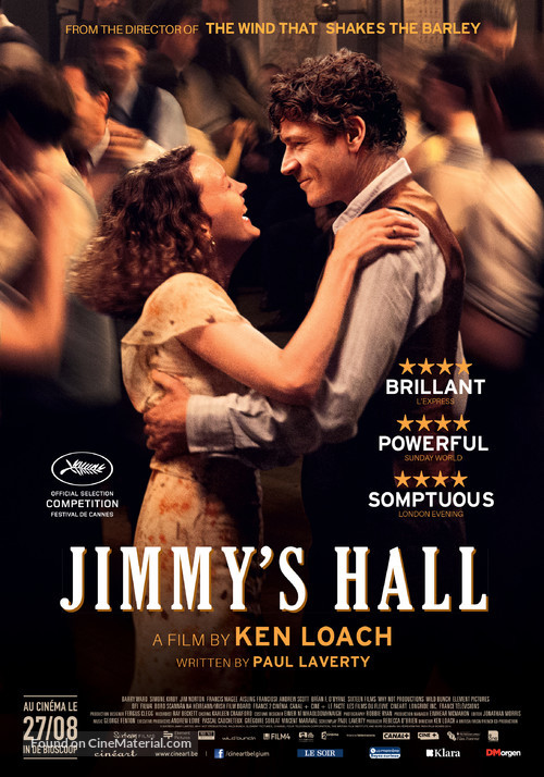 Jimmy&#039;s Hall - Belgian Movie Poster