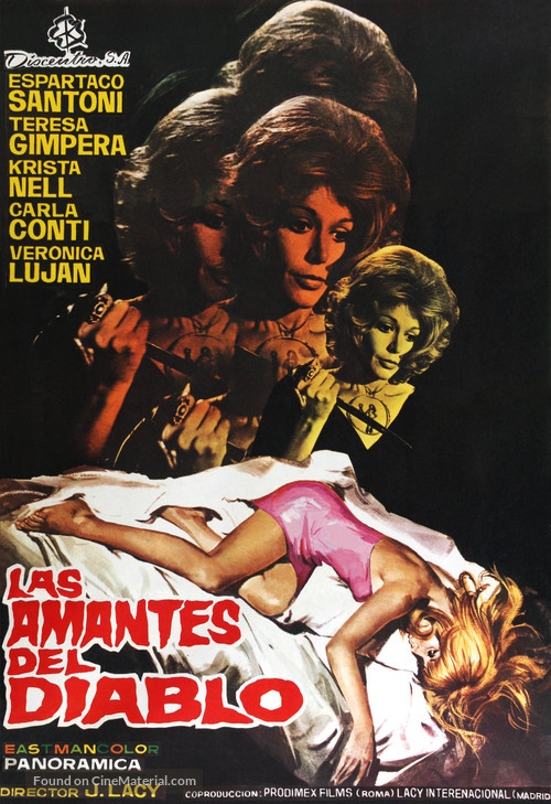 Las amantes del diablo - Spanish Movie Poster