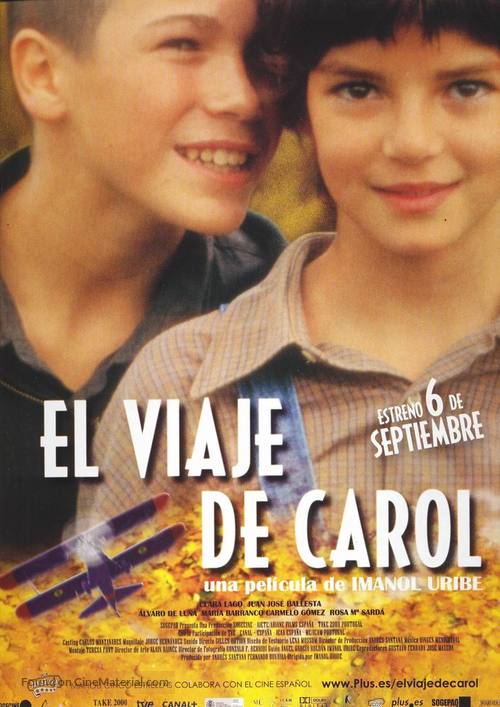 El viaje de Carol - Spanish Movie Poster
