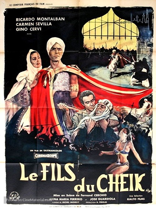 Amantes del desierto, Los - French Movie Poster