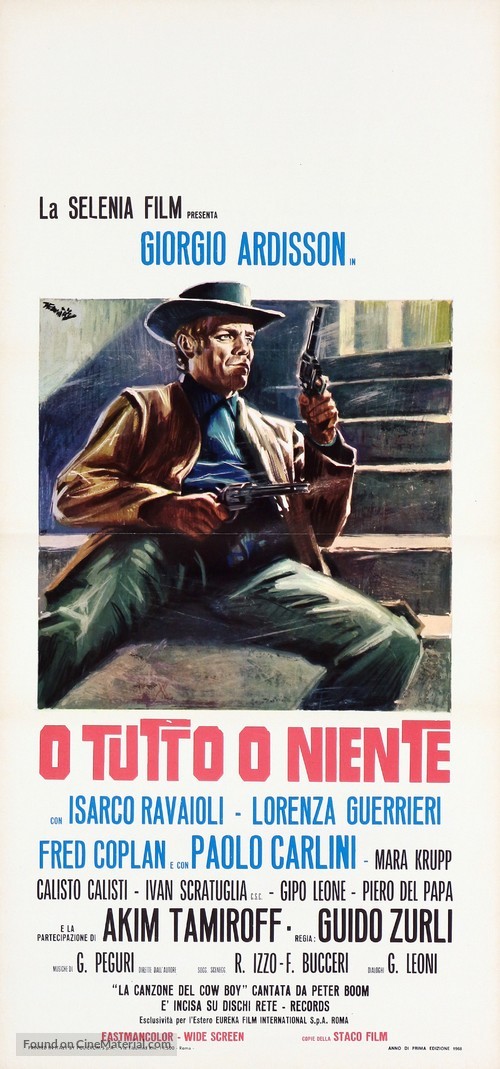 O tutto o niente - Italian Movie Poster