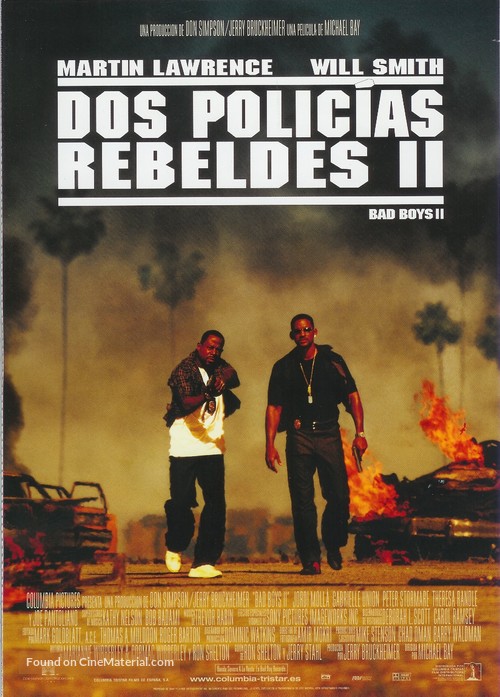 Bad Boys II - Spanish Movie Poster