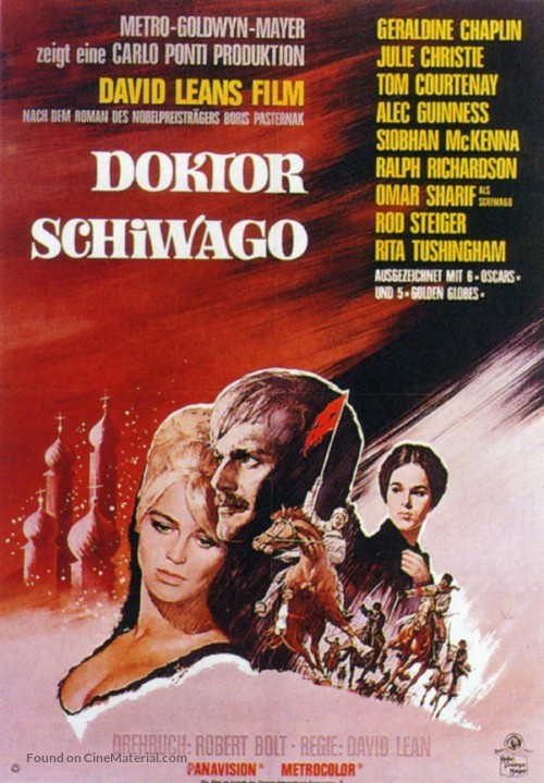 Doctor Zhivago - German Movie Poster