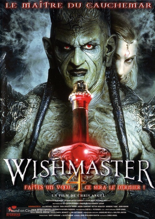 Wishmaster 4: The Prophecy Fulfilled - French DVD movie cover