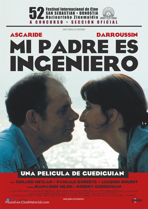 Mon p&egrave;re est ing&eacute;nieur - Spanish poster