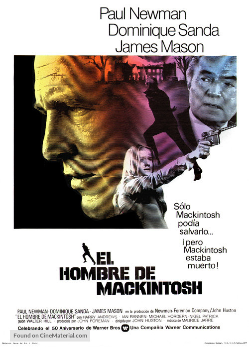The MacKintosh Man - Spanish Movie Poster