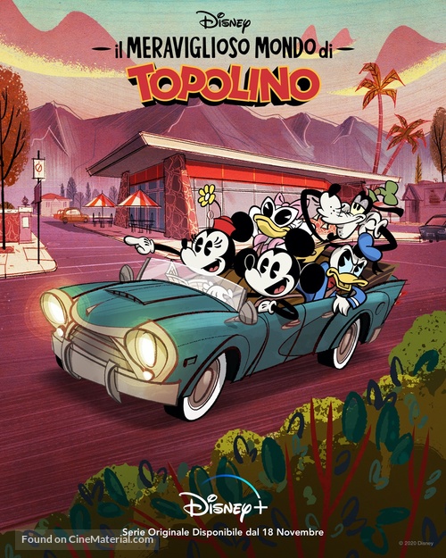 &quot;The Wonderful World of Mickey Mouse&quot; - Italian Movie Poster