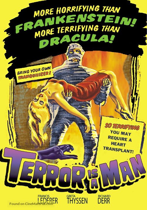 Terror Is a Man - DVD movie cover