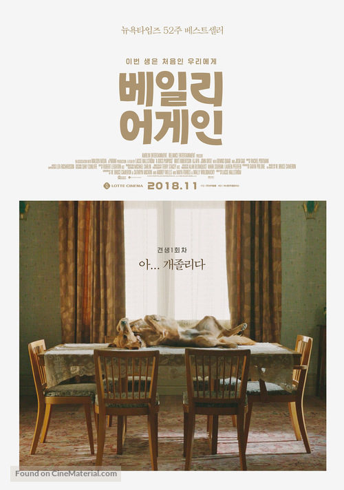 A Dog&#039;s Purpose - South Korean Movie Poster