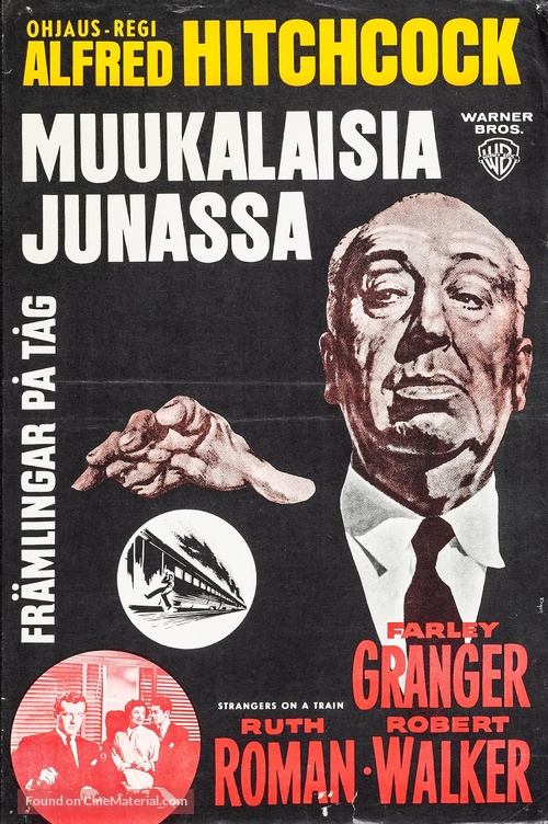 Strangers on a Train - Finnish Movie Poster