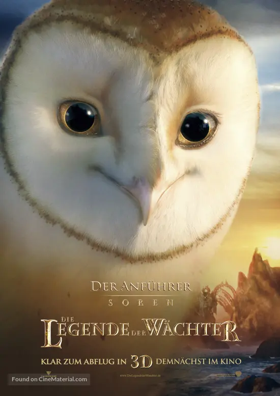 Legend of the Guardians: The Owls of Ga&#039;Hoole - German Movie Poster