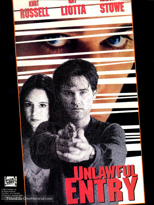 Unlawful Entry - Movie Poster