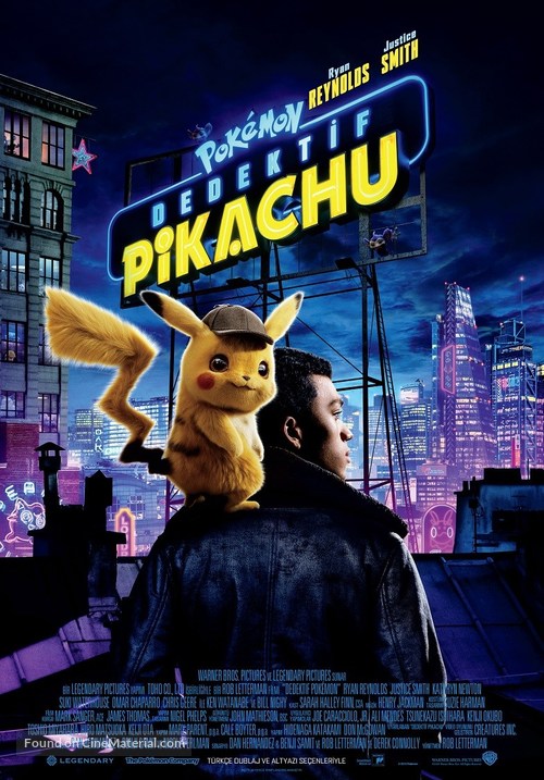 Pok&eacute;mon: Detective Pikachu - Turkish Movie Poster